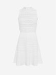 Robe courte maille croquet