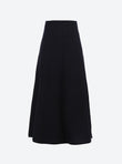 Basket-weave knit skirt