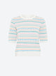 Top with mini fair-isle motifs
