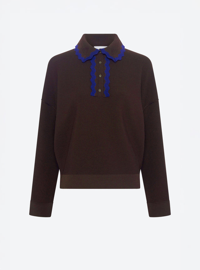 Chemise maille col croquet - Image principale