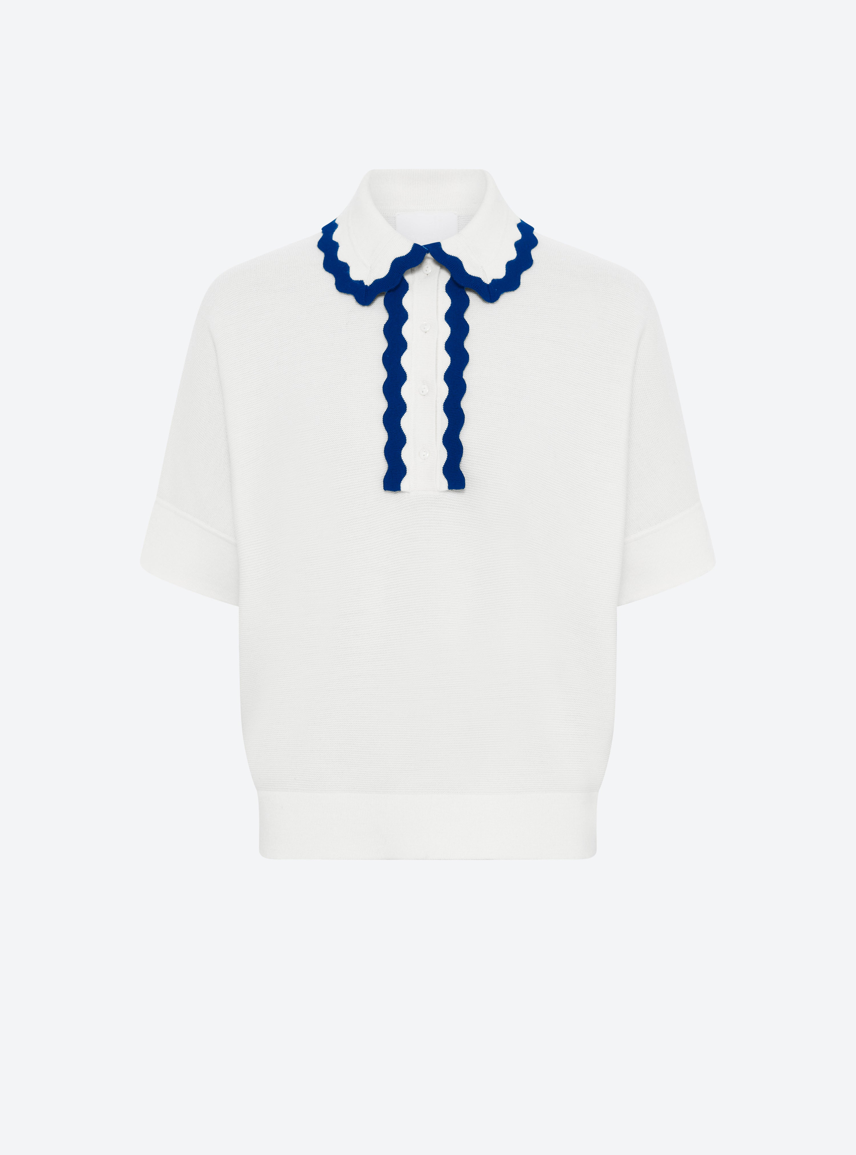 Top ample maille col croquet milk-bleu faience - Molli_packshot