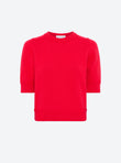 Top maille manches coudes