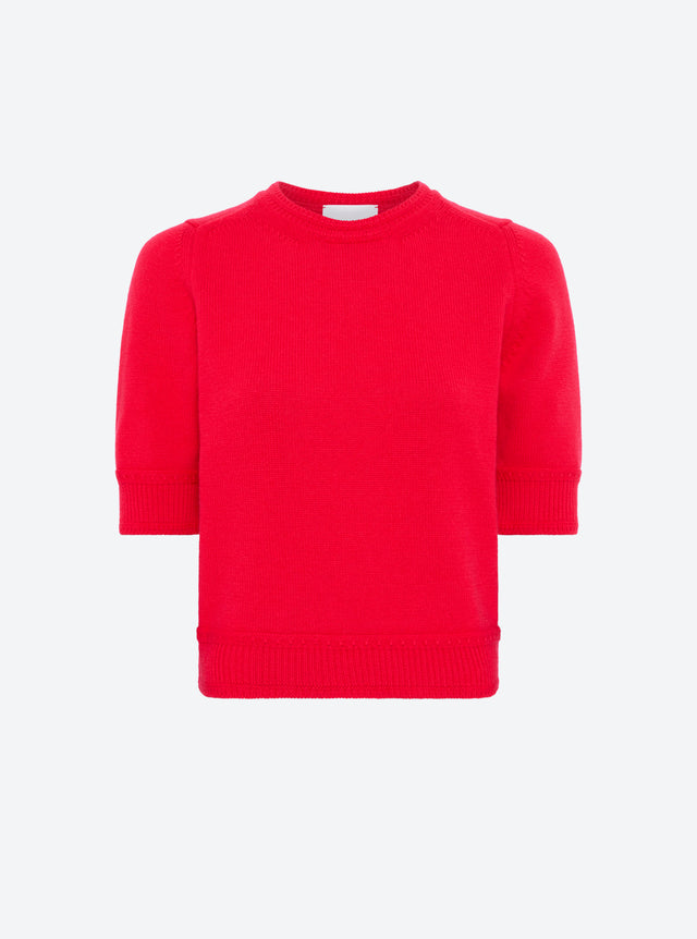 Top maille manches coudes - Image principale