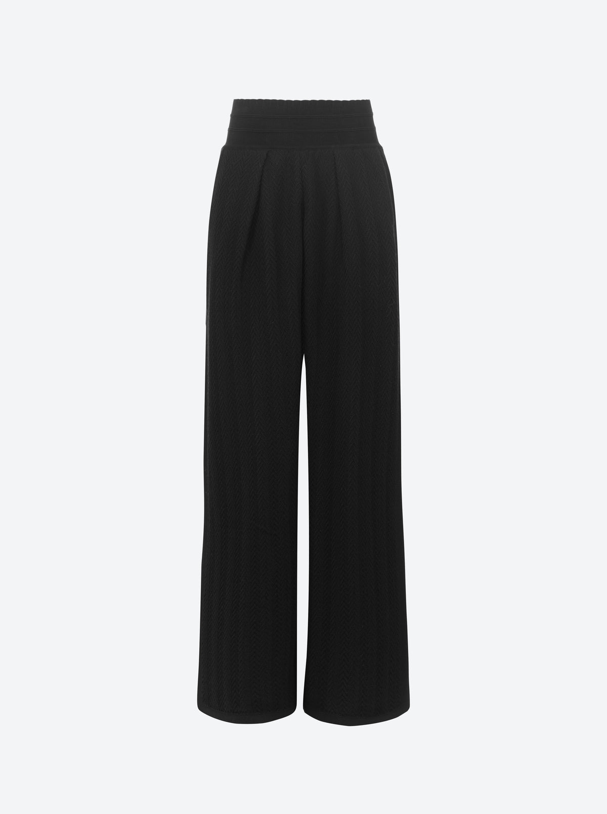 Pantalon en maille - Etienne noir profond - Molli_packshot
