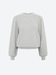 Fine sweater gathered sleeves