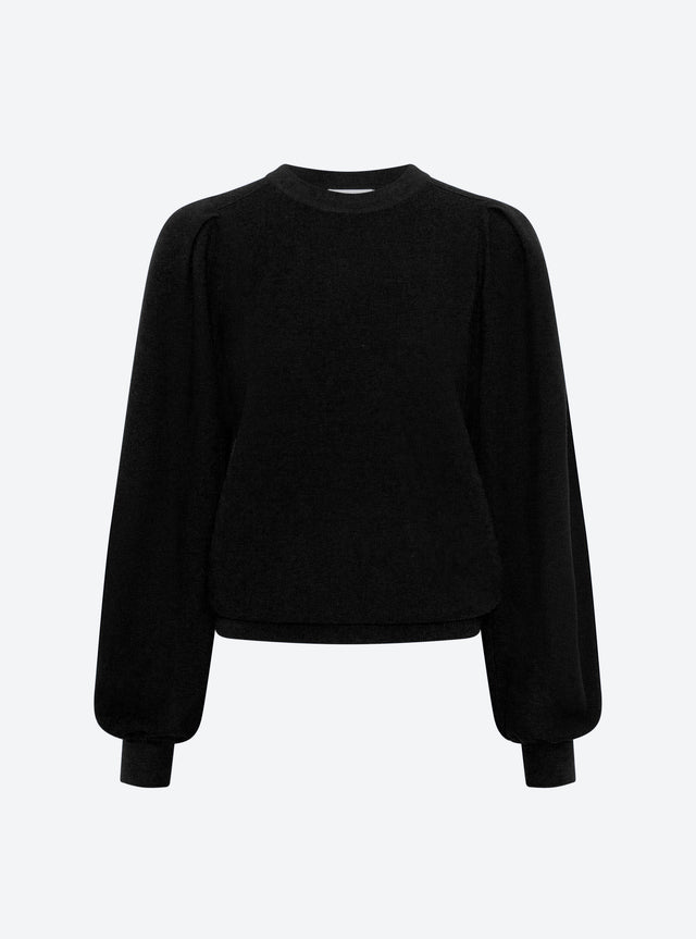 Fine sweater gathered sleeves - Image principale