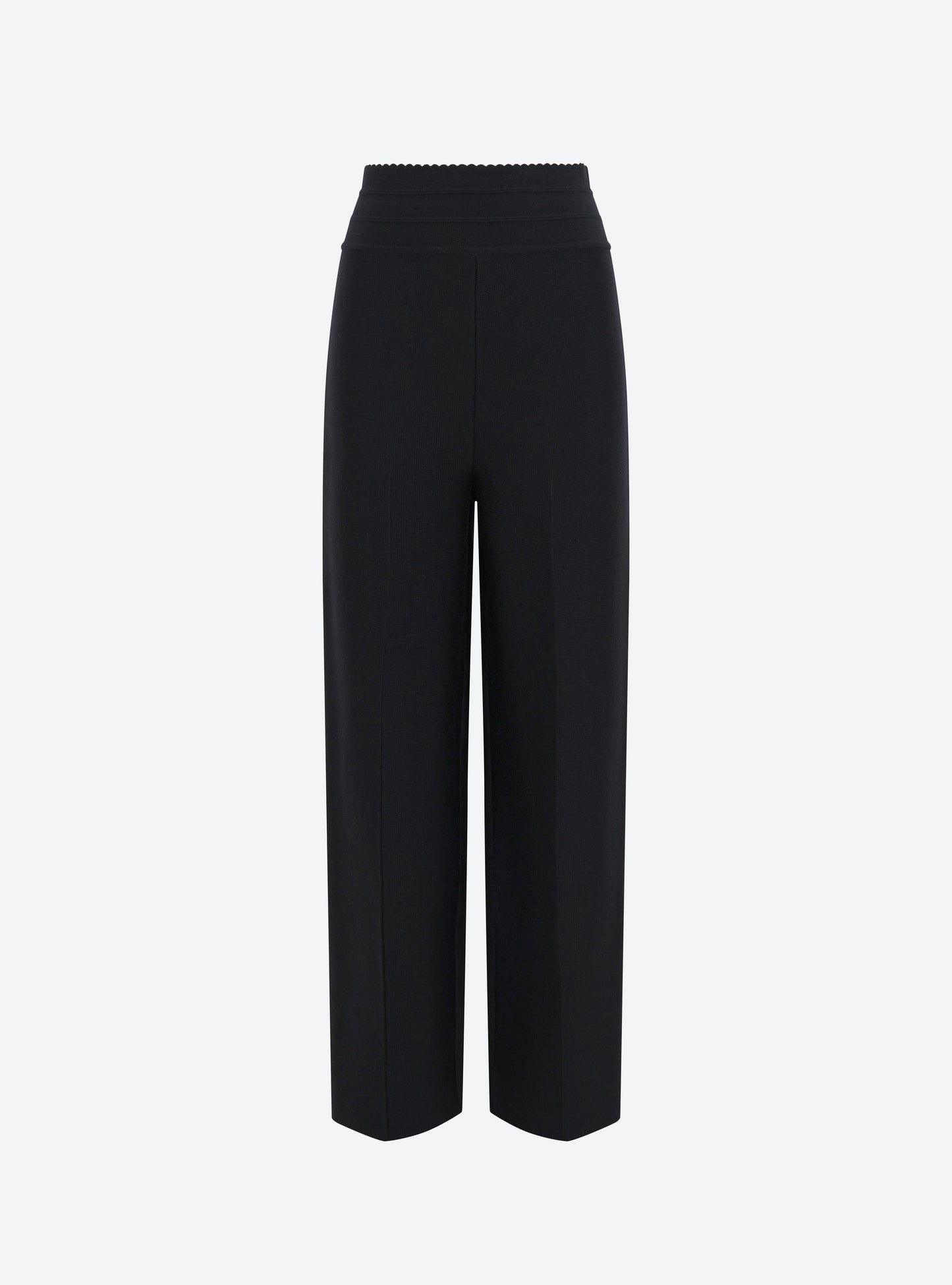 Pantalon 7/8 maille milano noir profond - Molli_packshot