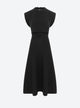 Robe couture col croquet