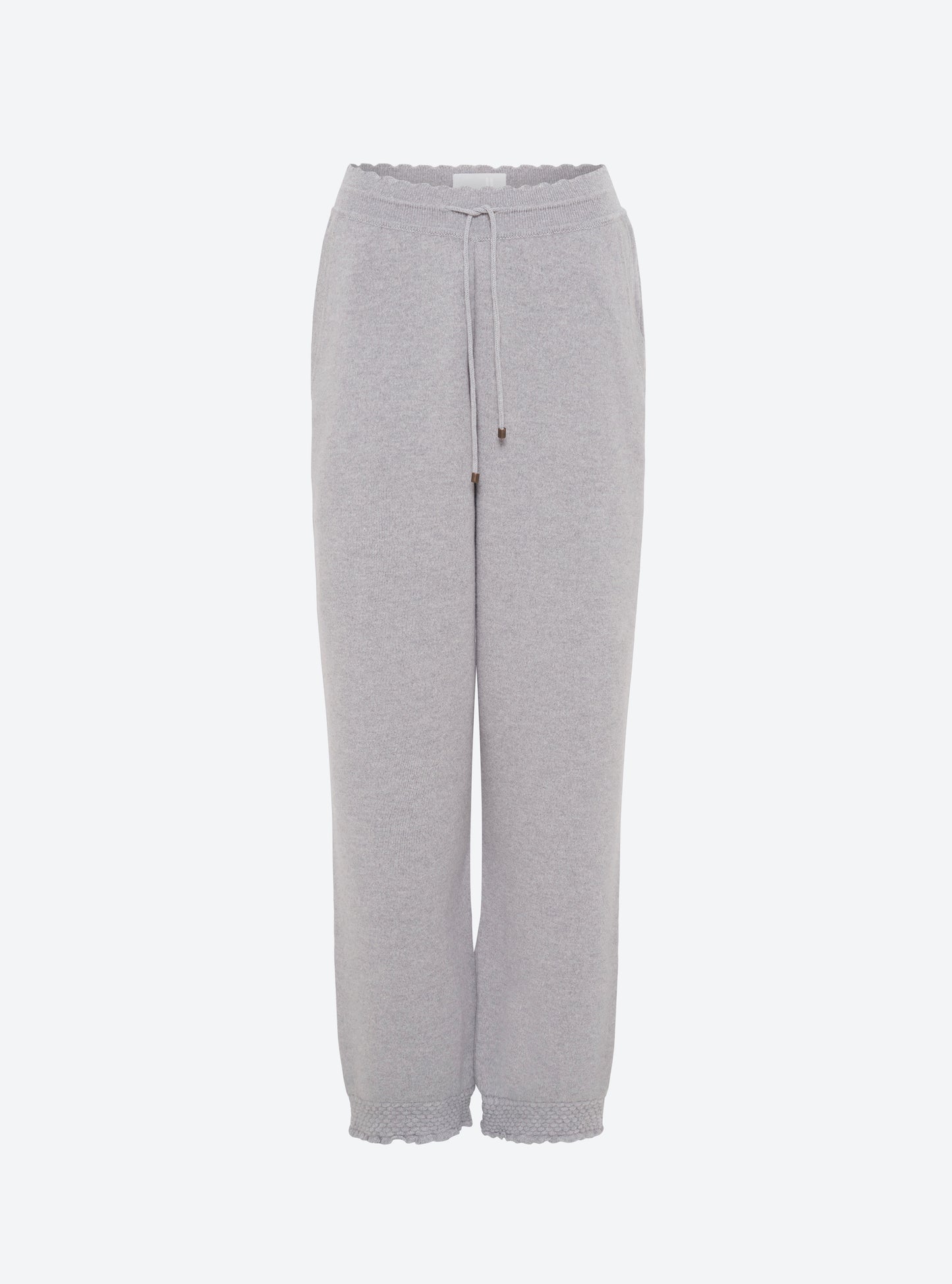Jogging maille détails smockés gris souris - Molli_packshot
