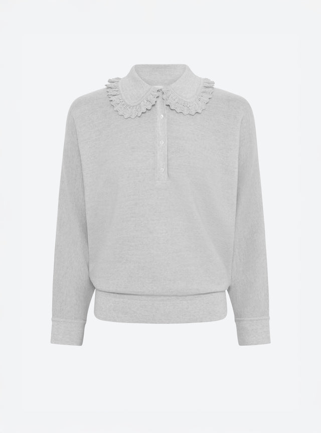 Top ample col dentelle - Image principale