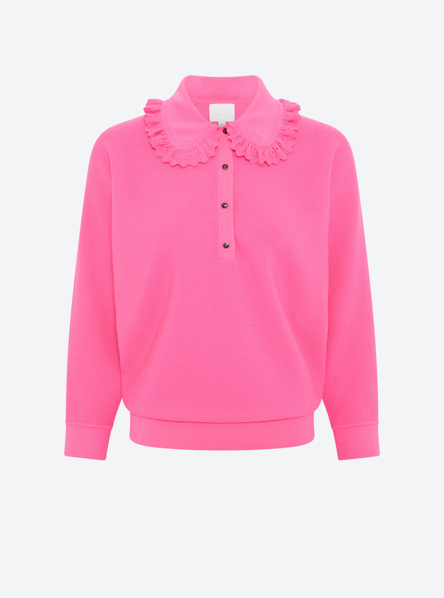 Top ample col dentelle - Image principale