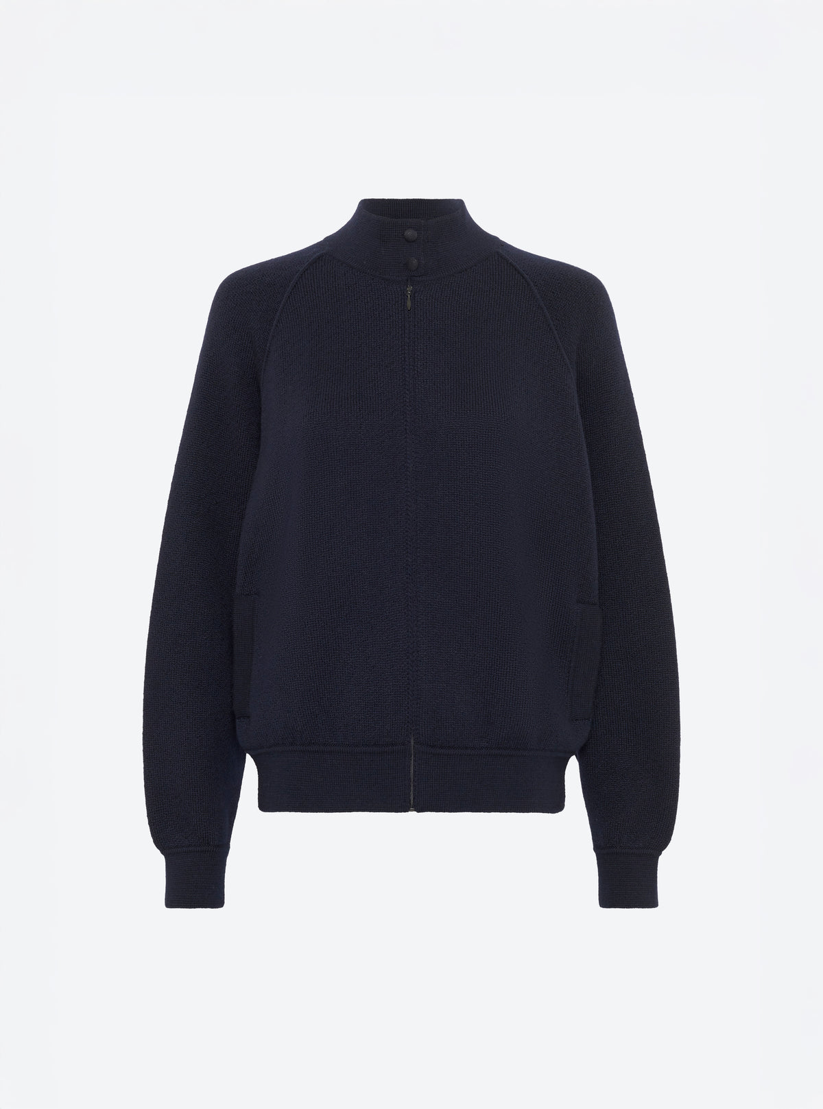 Veste ample zippée col montant nuit - Molli_packshot