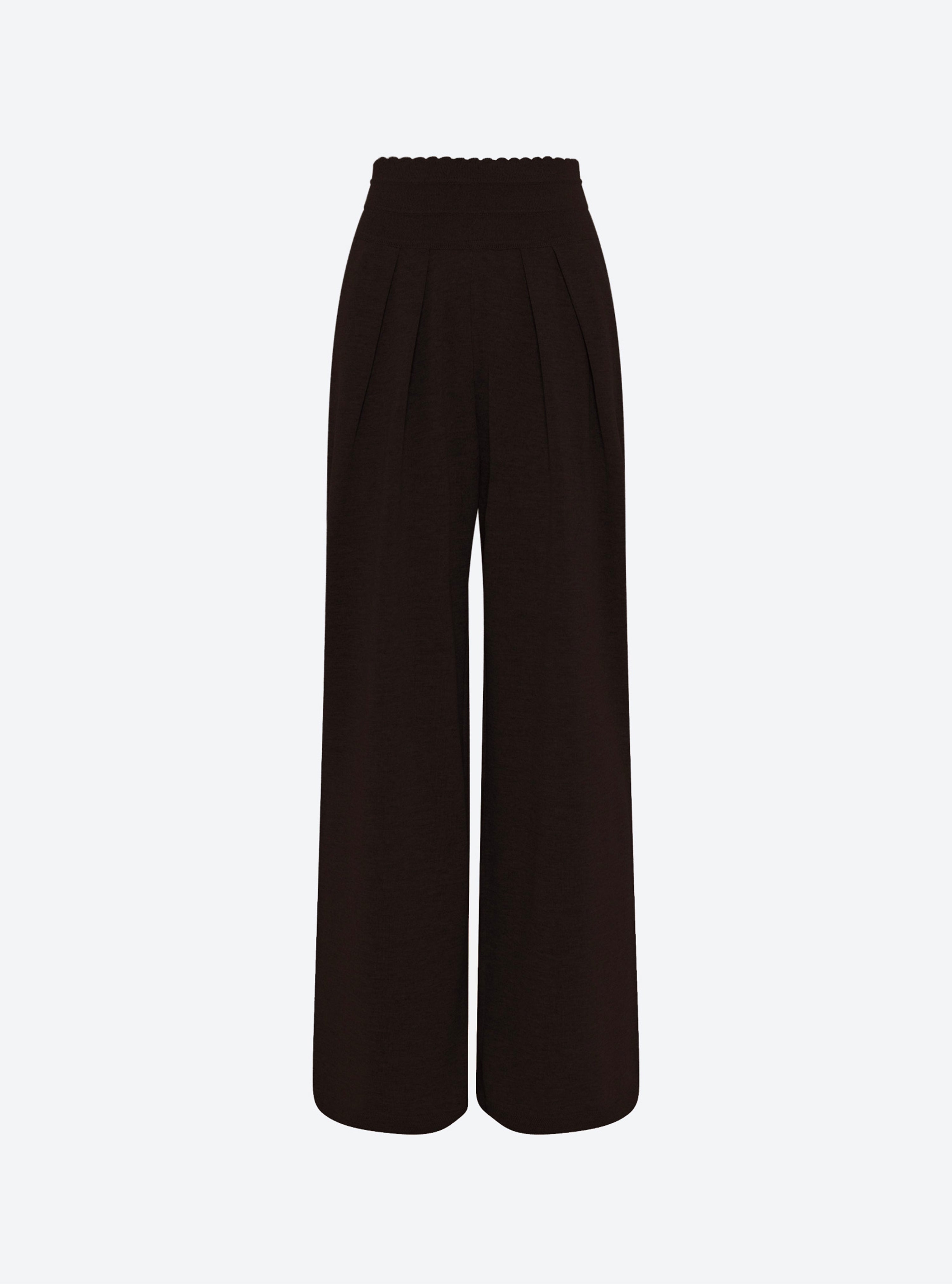 Pantalon fluide maille ebene - Molli_packshot