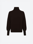 Pull fin col montant