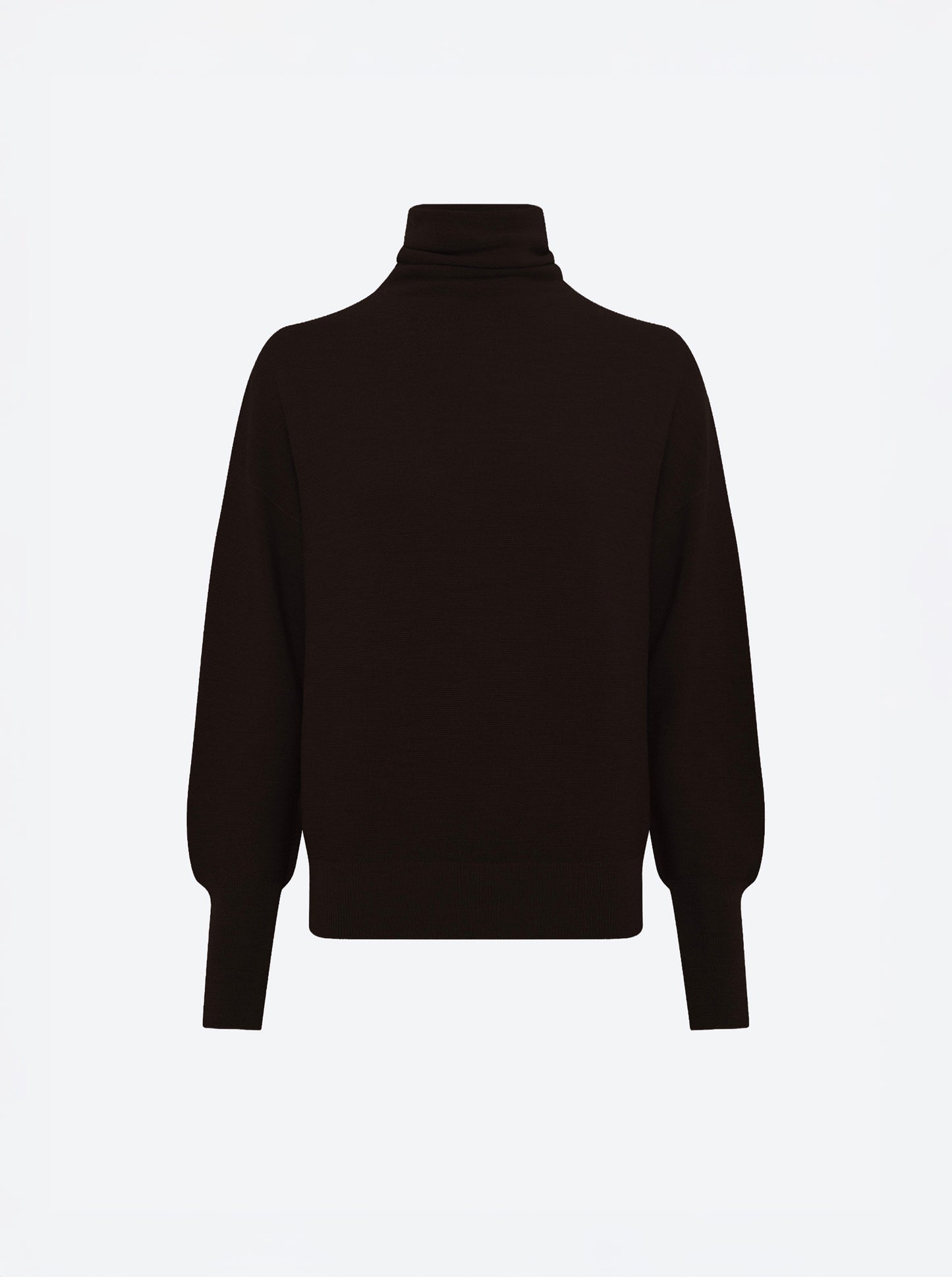 Pull fin col montant ebene - Molli_packshot