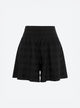 Short en maille vichy uni