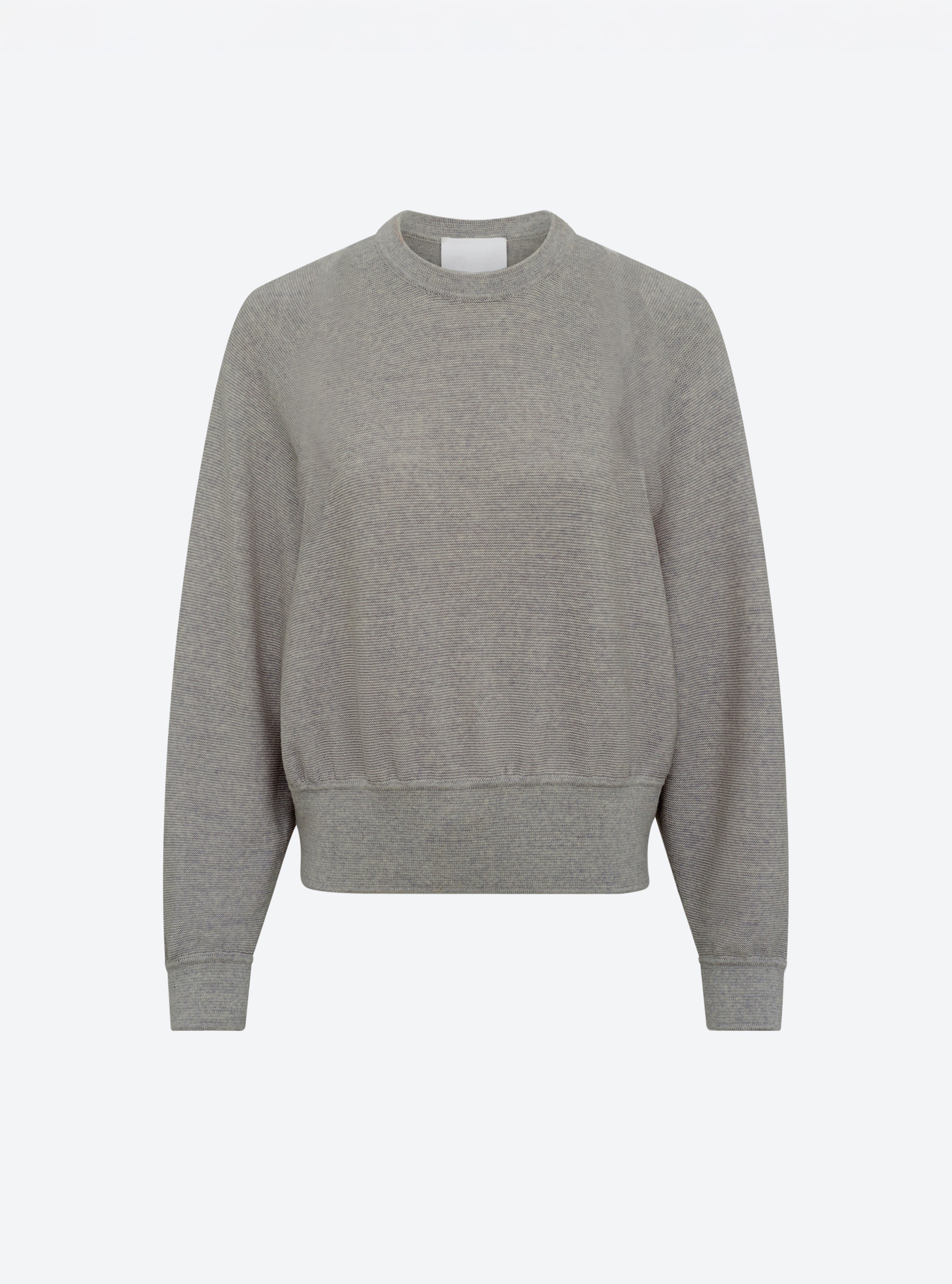 Pull fin larges emmanchures gris moyen - Molli_packshot