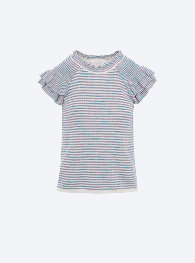top en maille papier marbré - Image principale