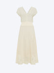 dress in wicker knit