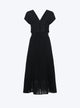 dress in wicker knit