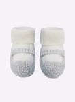 Baby twin-tone slippers with strap