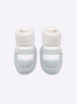Baby twin-tone slippers with strap