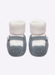 Baby twin-tone slippers with strap