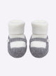 Baby twin-tone slippers with strap