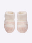 Baby twin-tone slippers with strap