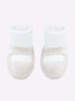 Chaussons à bride bicolores - Vêtement en maille de luxe Molli