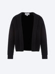 Jacket in waffled knit