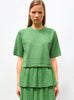 fine top in wavy knit