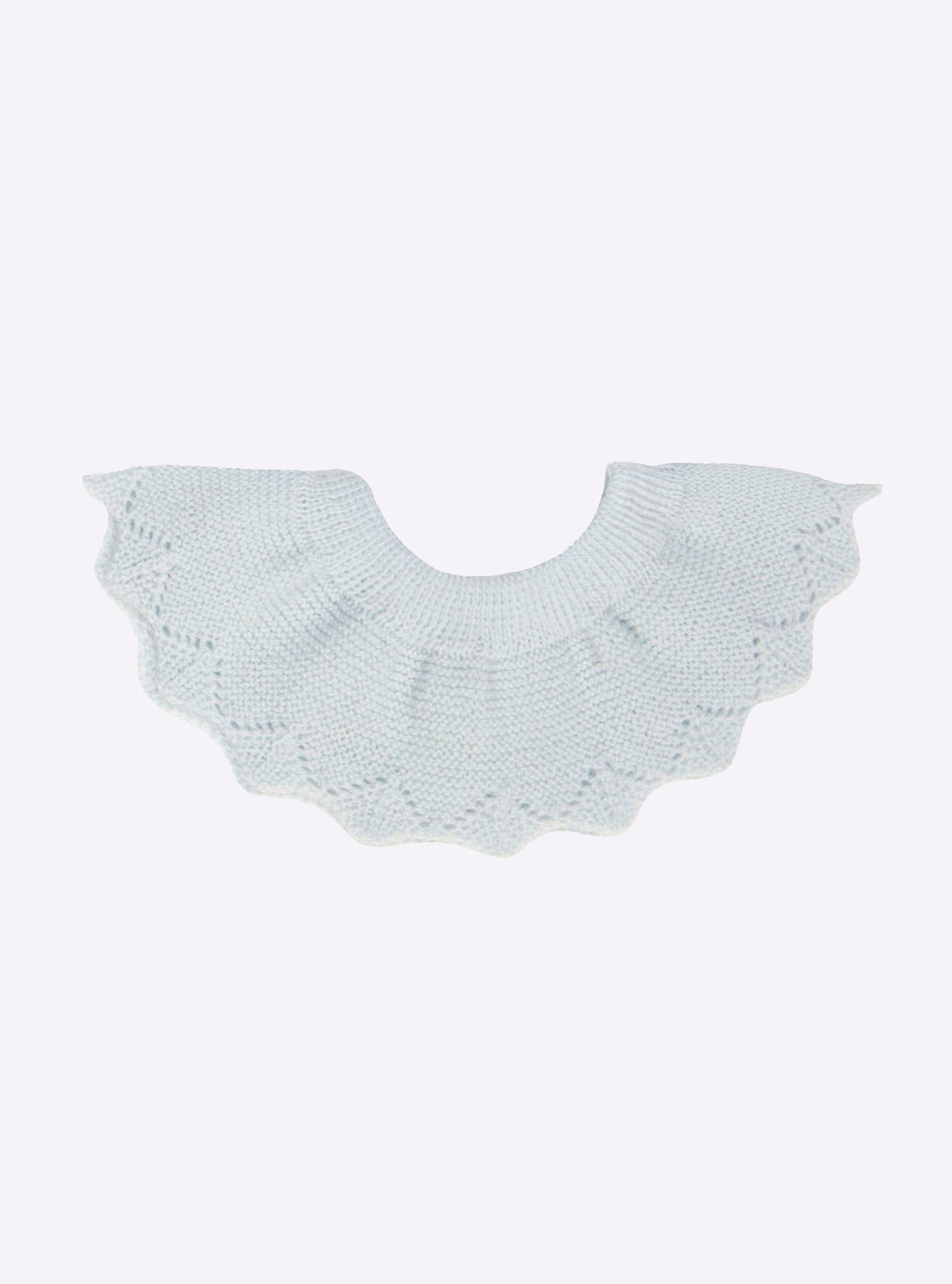 Col amovible volanté  - Vêtement en maille de luxe Molli