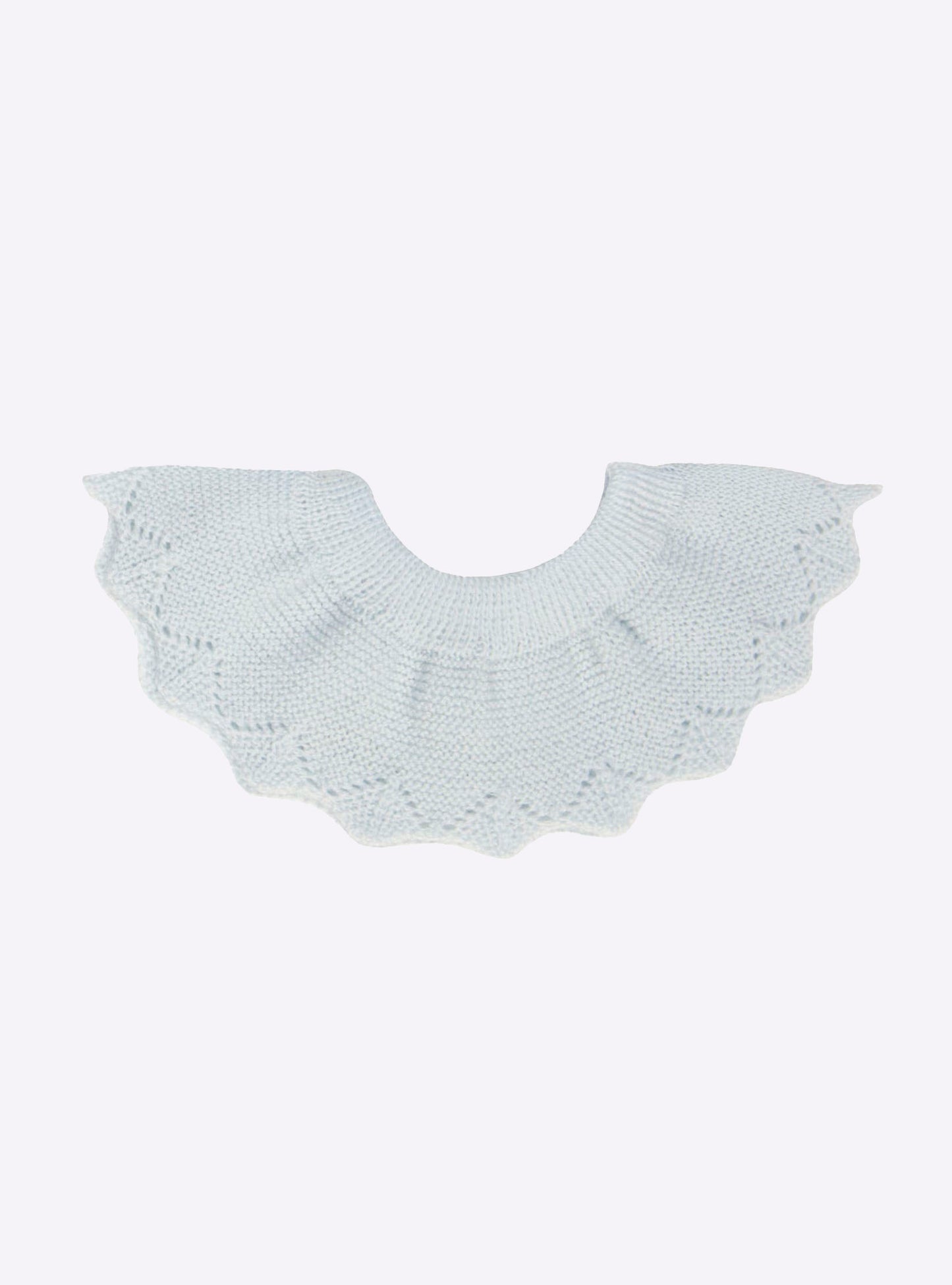 Col amovible volanté  - Vêtement en maille de luxe Molli