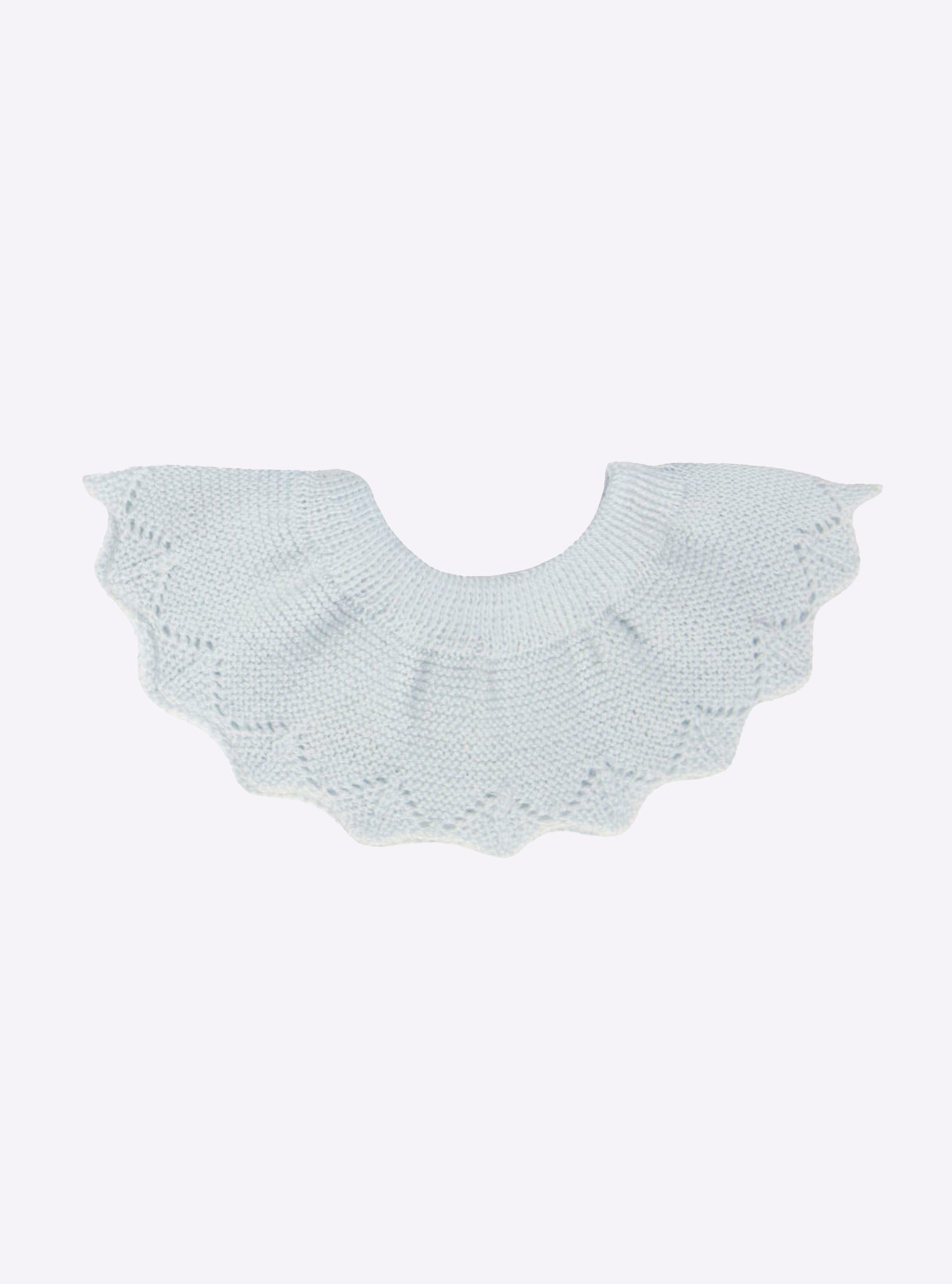 Col amovible volanté  - Vêtement en maille de luxe Molli