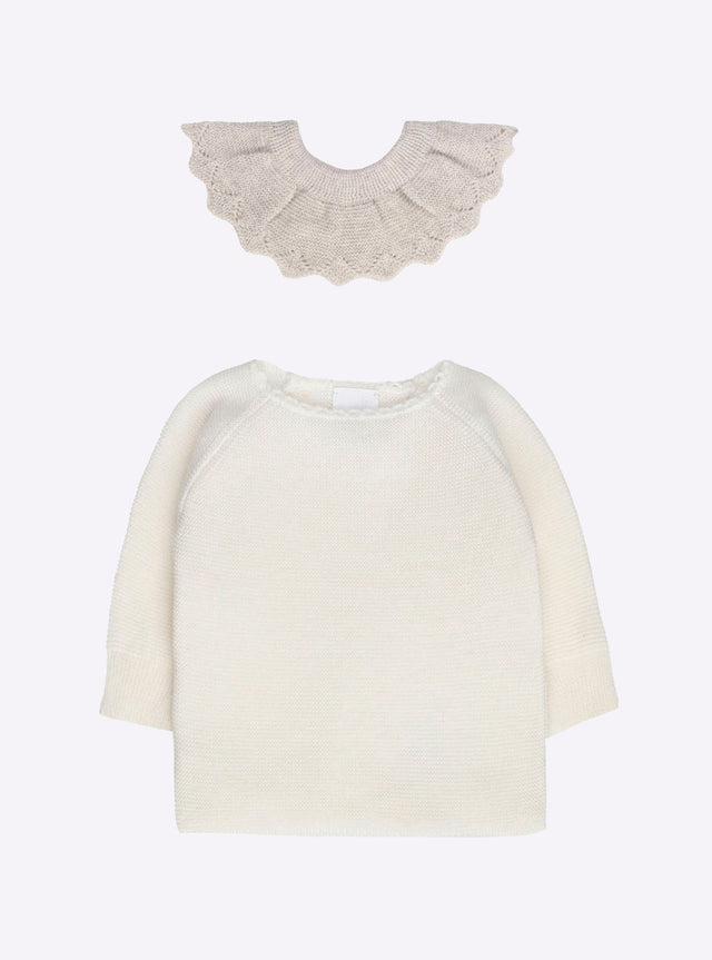 baby removable ruffled collar - Image principale