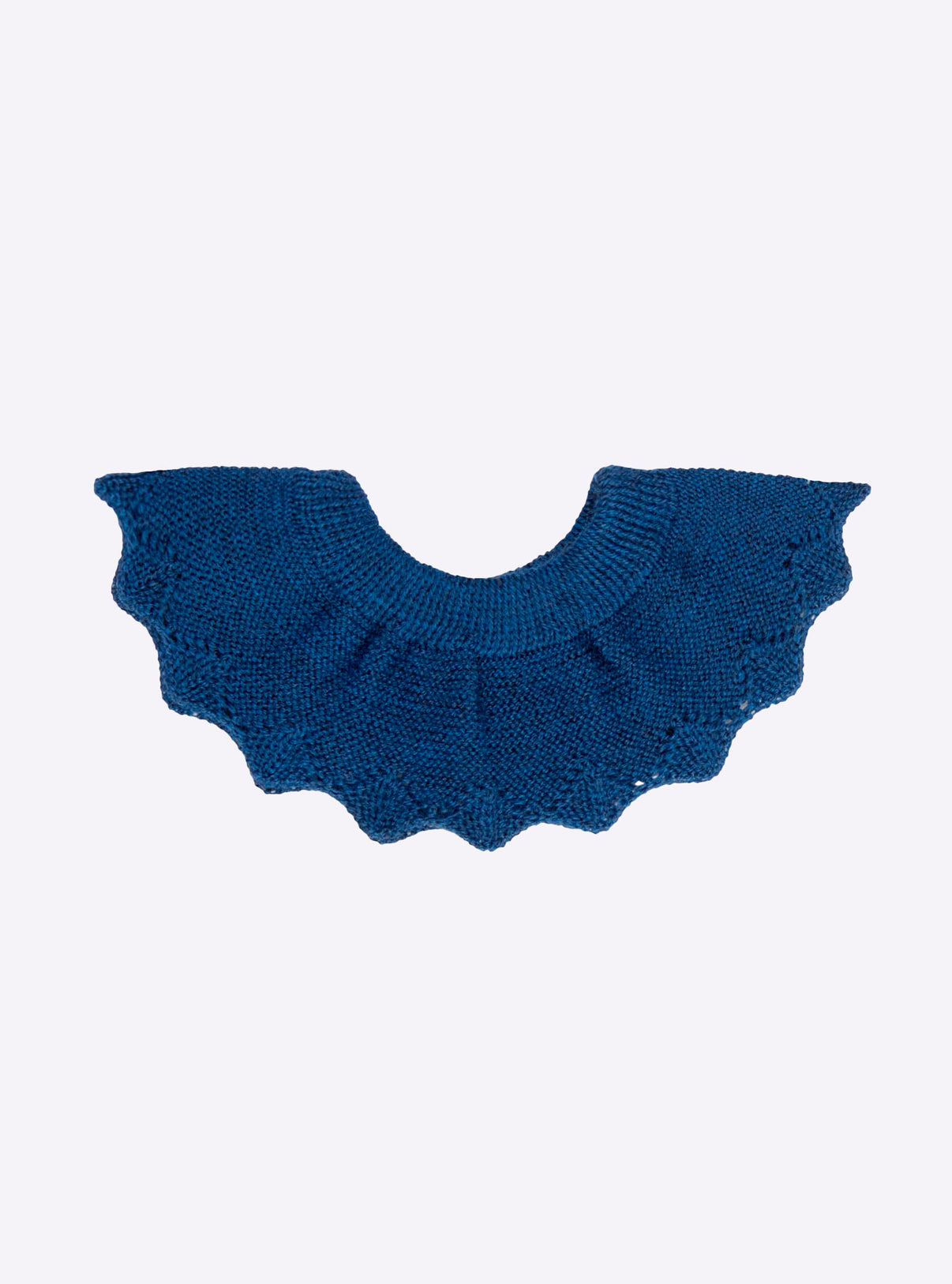Col amovible volanté  - Vêtement en maille de luxe Molli