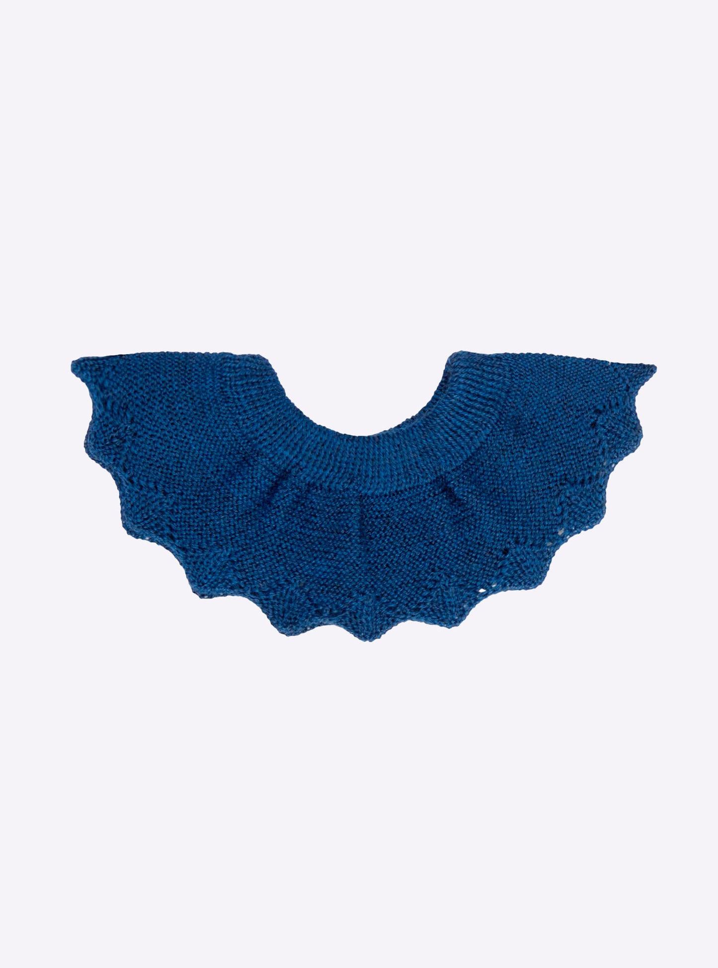 Col amovible volanté  - Vêtement en maille de luxe Molli