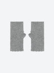 Knit fingerless gloves