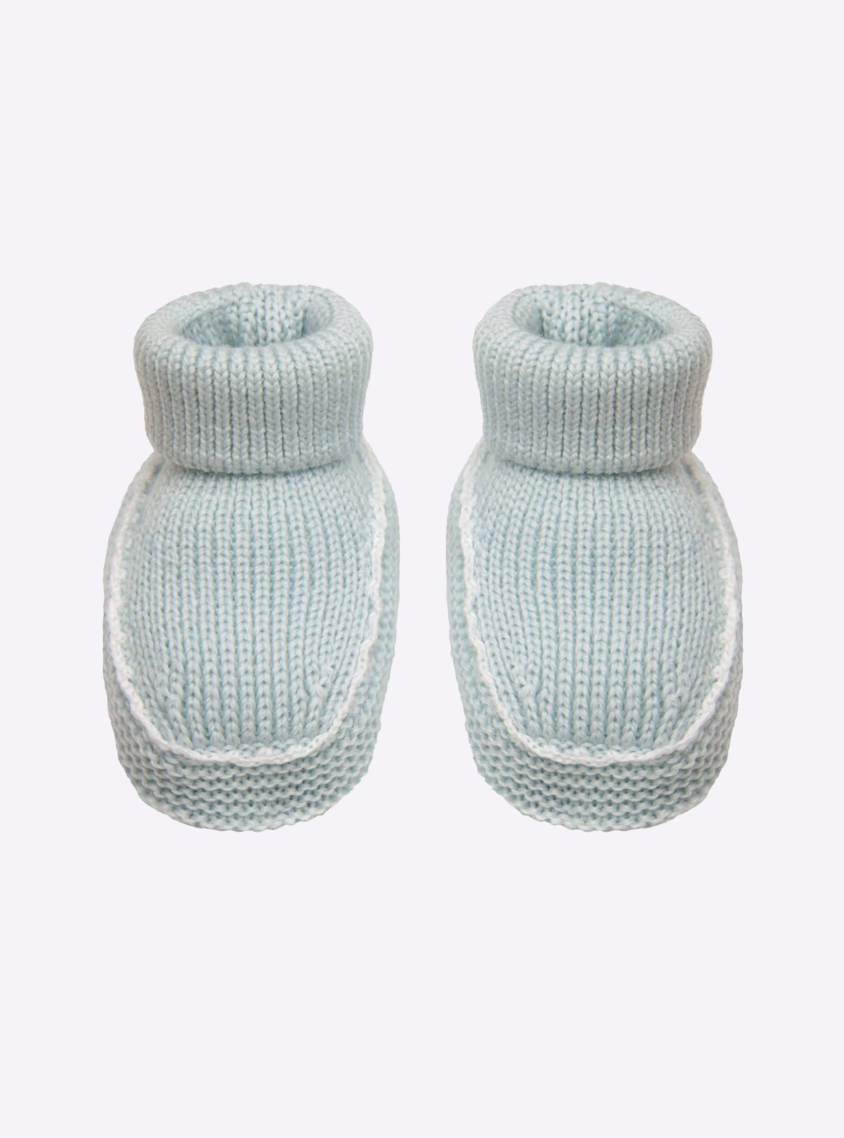 Chaussons à finitions crochet - Vêtement en maille de luxe Molli