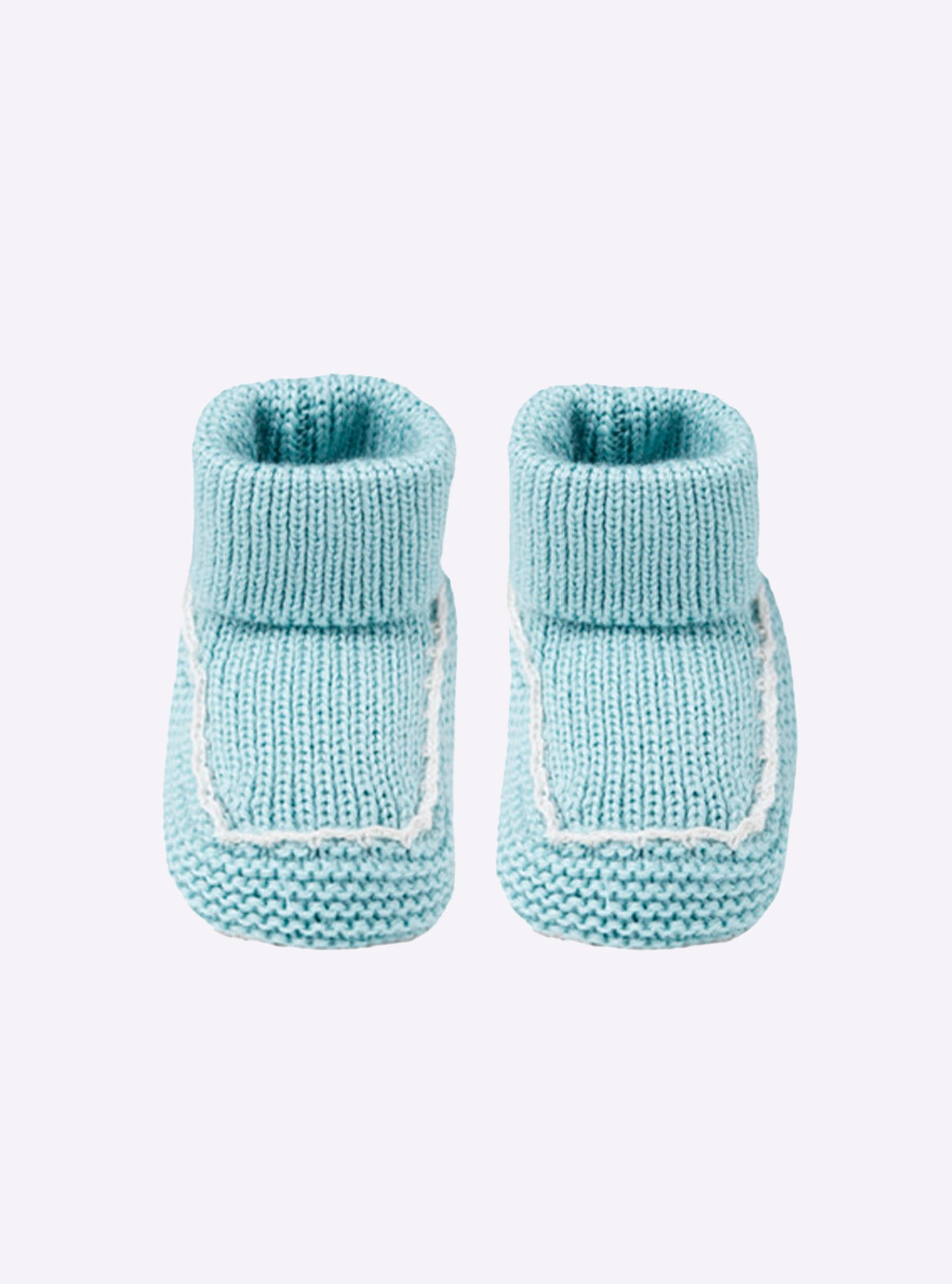 Chaussons à finitions crochet - Vêtement en maille de luxe Molli