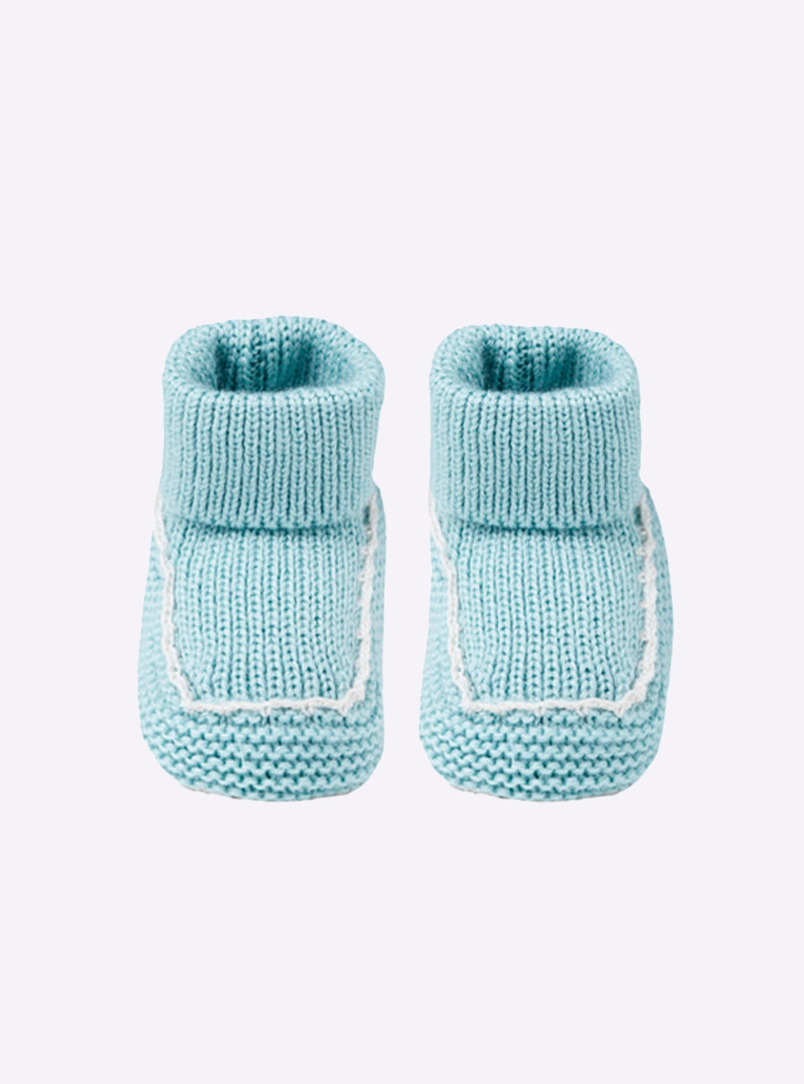 Chaussons à finitions crochet - Vêtement en maille de luxe Molli