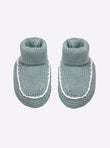 Chaussons bébé à finitions crochet