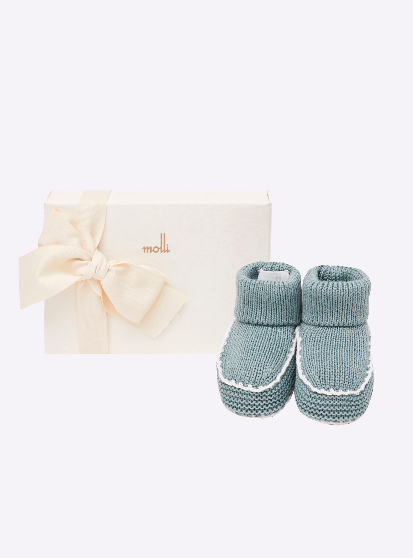 Chaussons à finitions crochet  - Vêtement en maille de luxe Molli
