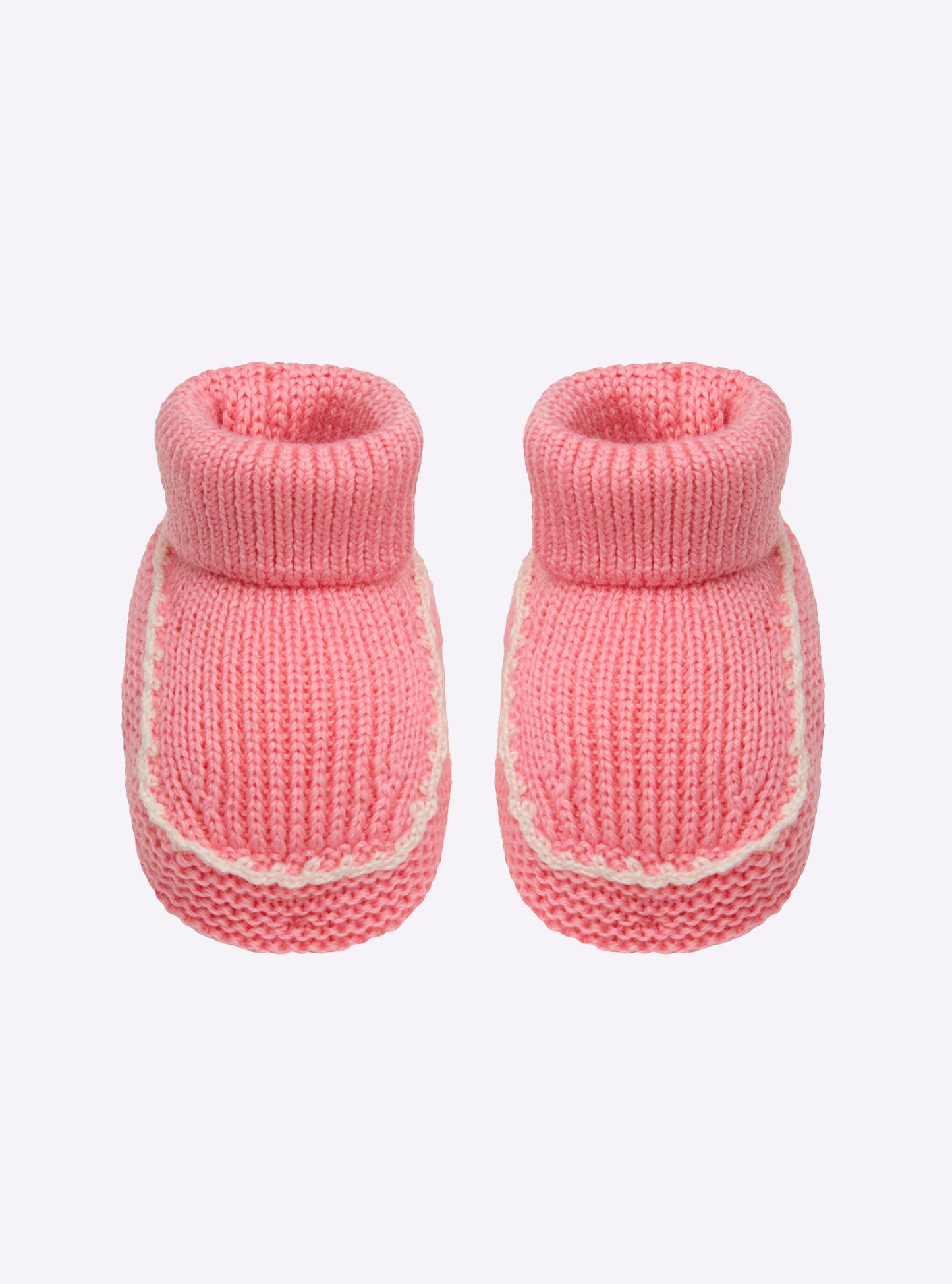 Chaussons à finitions crochet - Vêtement en maille de luxe Molli