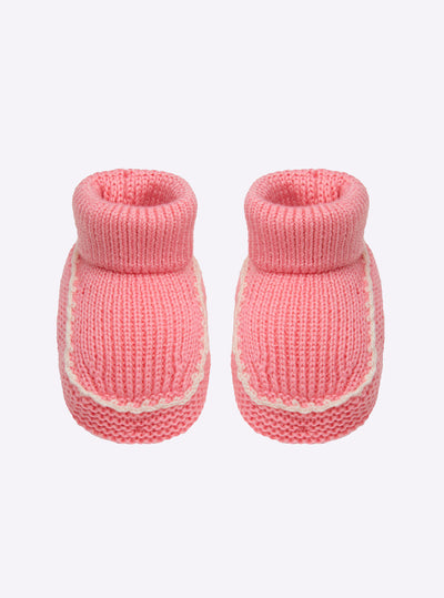 Chaussons à finitions crochet - Vêtement en maille de luxe Molli_packshot