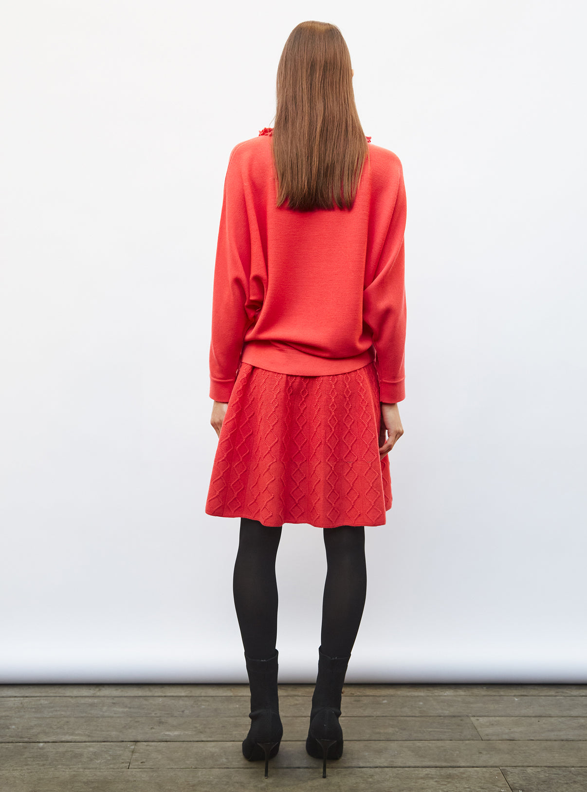 top maille ample à col coquelicot Molli - Main Image