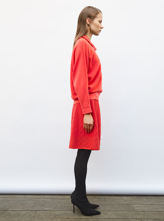 wide top with lace collar