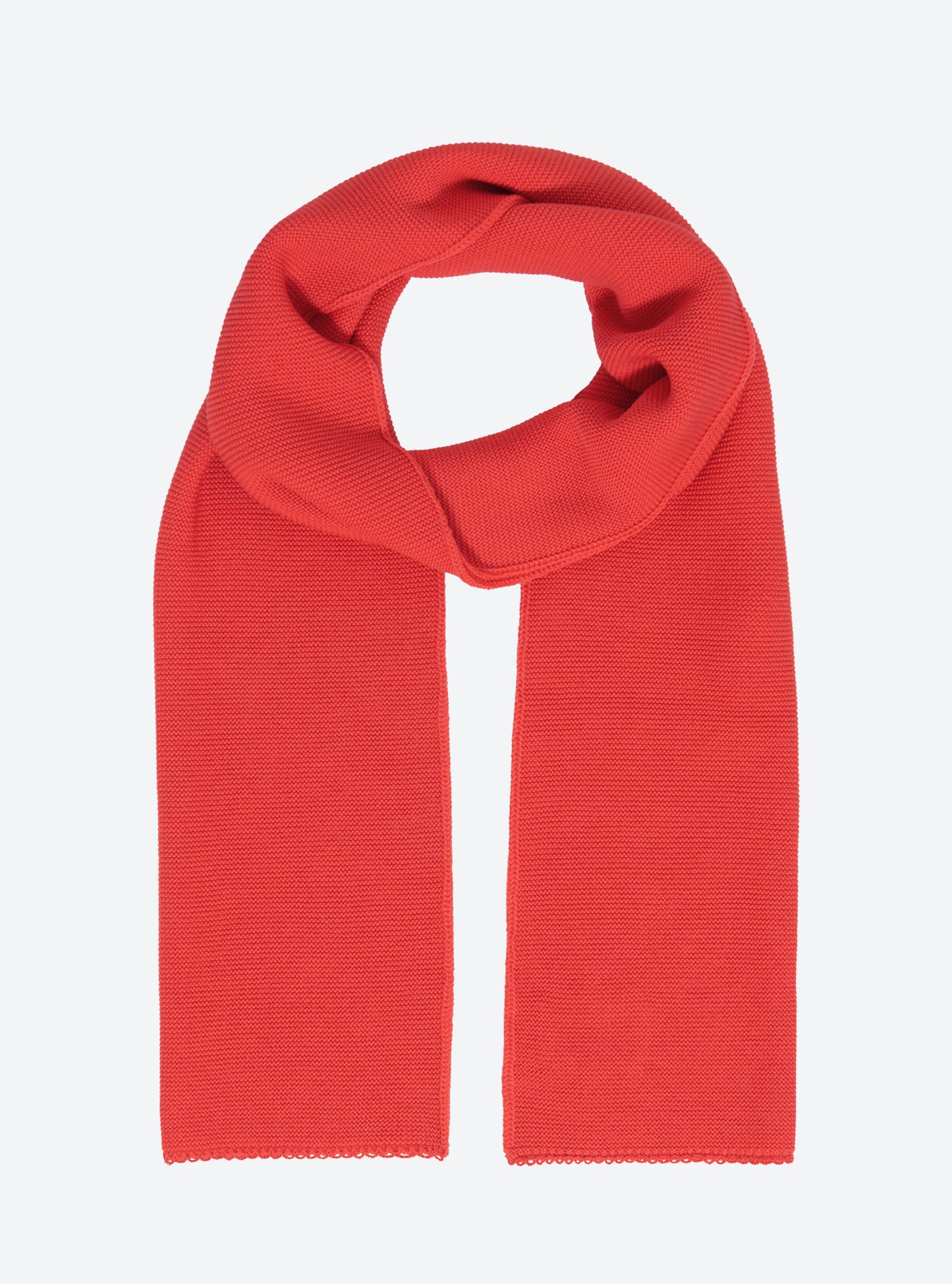 Écharpe longue en maille coquelicot - Accessoire en maille de luxe Molli_packshot
