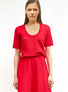 Top maille organza Cerise - Vêtement en maille de luxe Molli